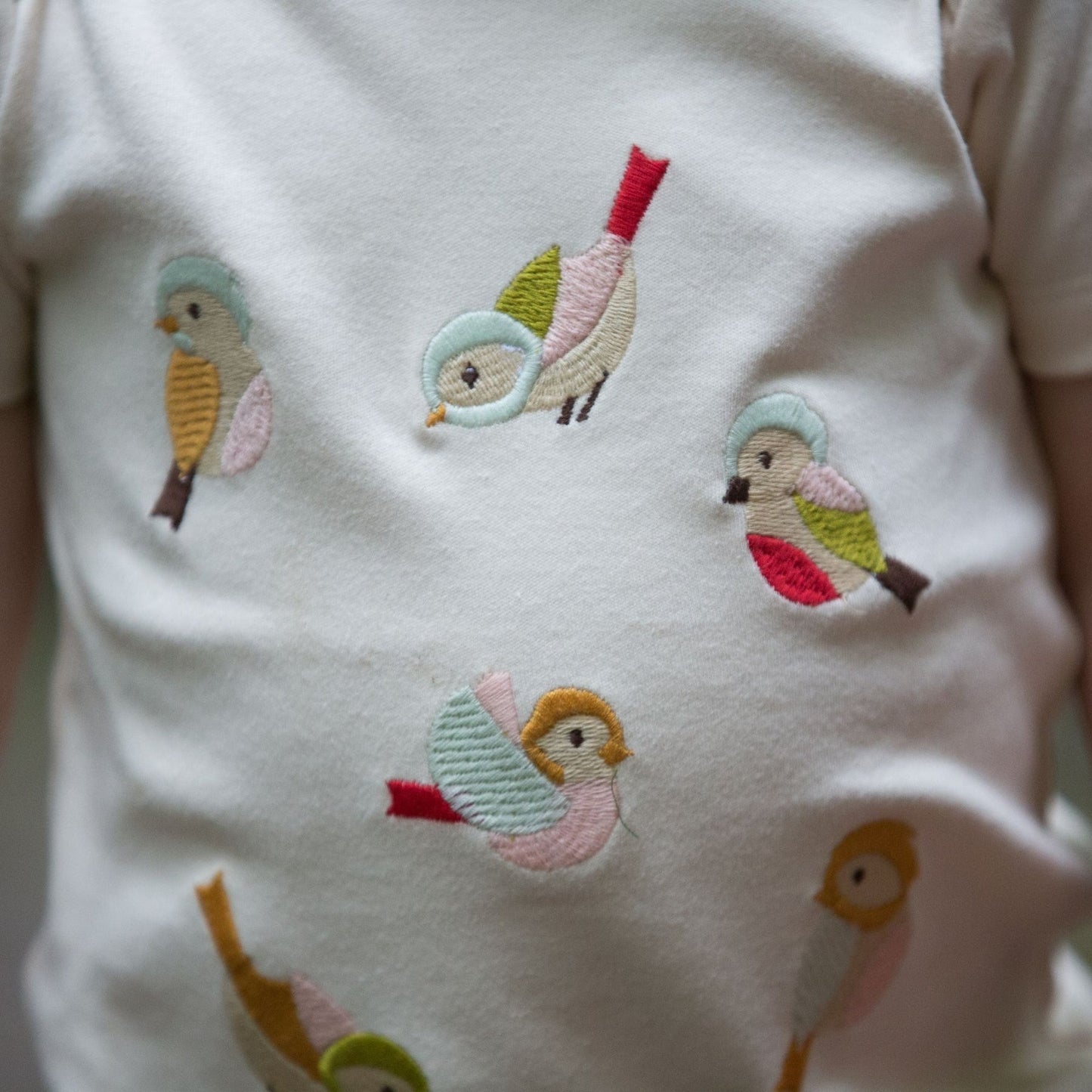 LGR Little Birds Applique Short Sleeve T-Shirt