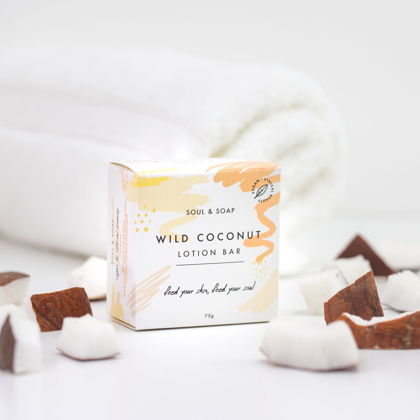 Soul & Soap Wild Coconut Massage/Lotion Bar