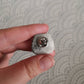 Cloth Mad Dad Pin Badge by Donwood Creations