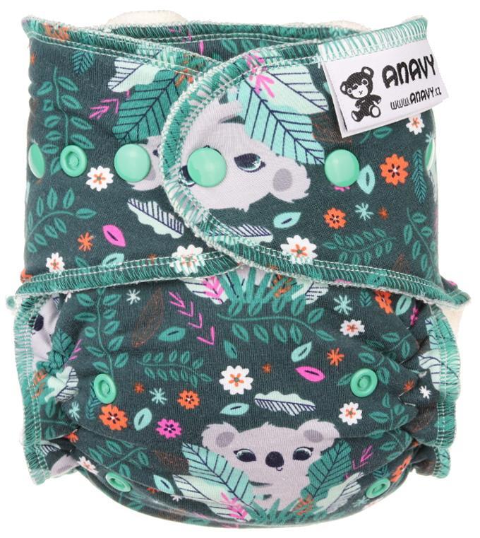 CLEARANCE Anavy Onesize Fitted Nappy - Snaps