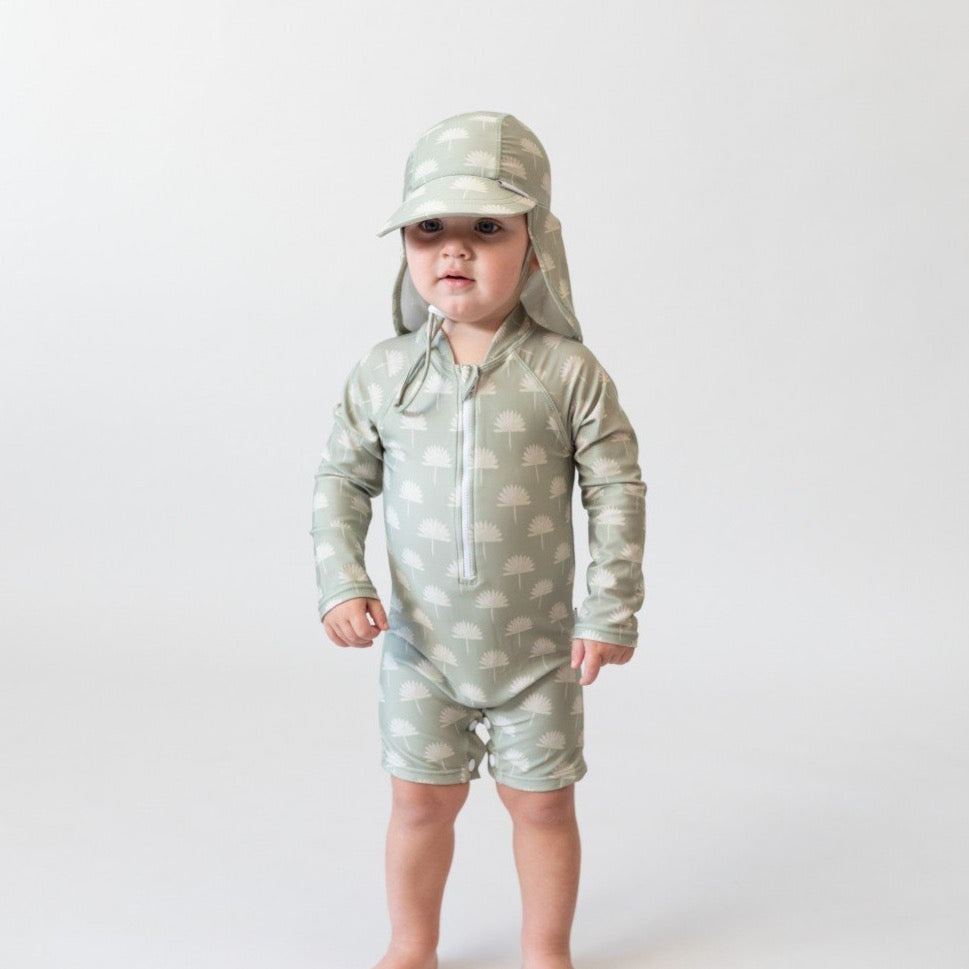 Bare & Boho Swim Onesie - So Sage