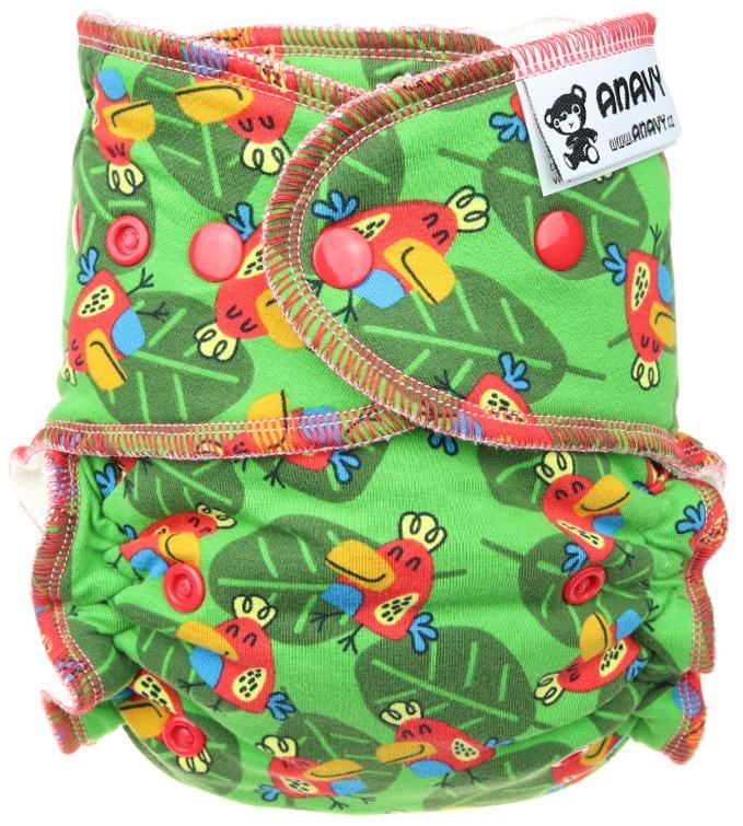 CLEARANCE Anavy Onesize Fitted Nappy - Snaps