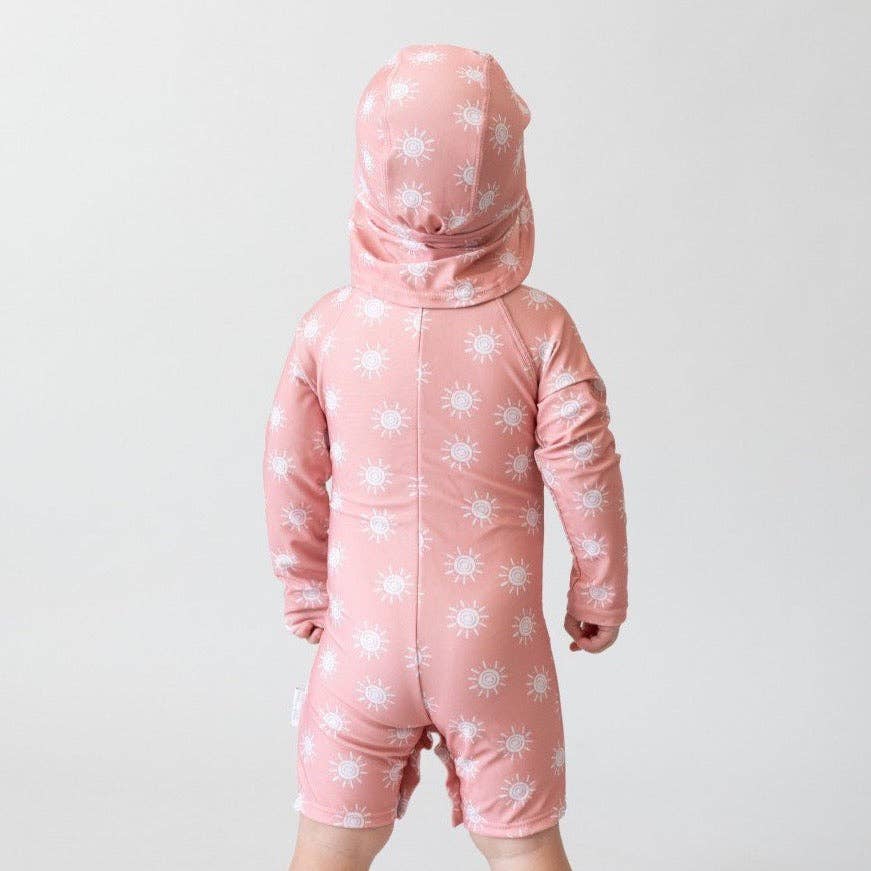 Bare & Boho Swim Onesie - Sunshine Pink