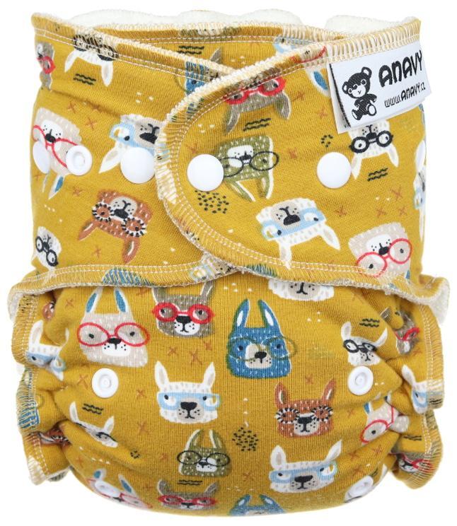 CLEARANCE Anavy Onesize Fitted Nappy - Snaps