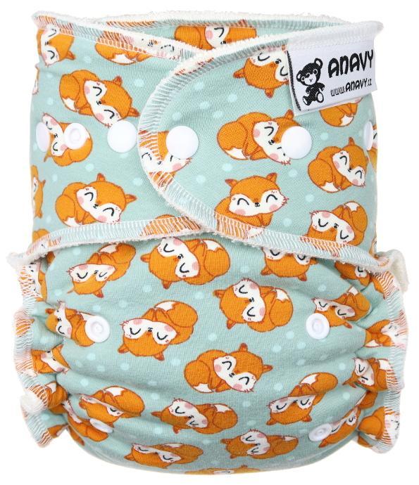 CLEARANCE Anavy Onesize Fitted Nappy - Snaps