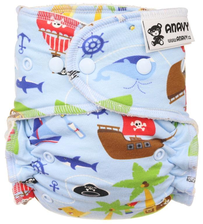 CLEARANCE Anavy Onesize Fitted Nappy - Snaps