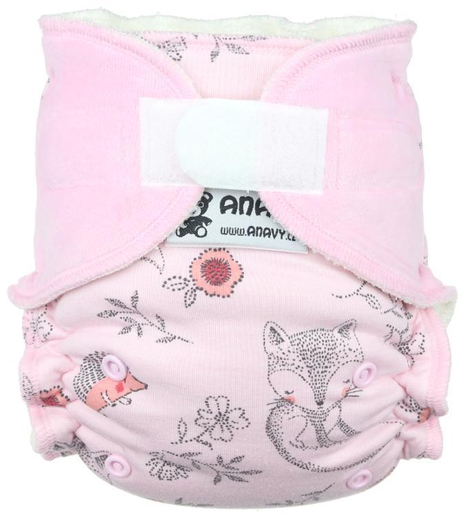 CLEARANCE Anavy Onesize Fitted Nappy - Hook & Loop