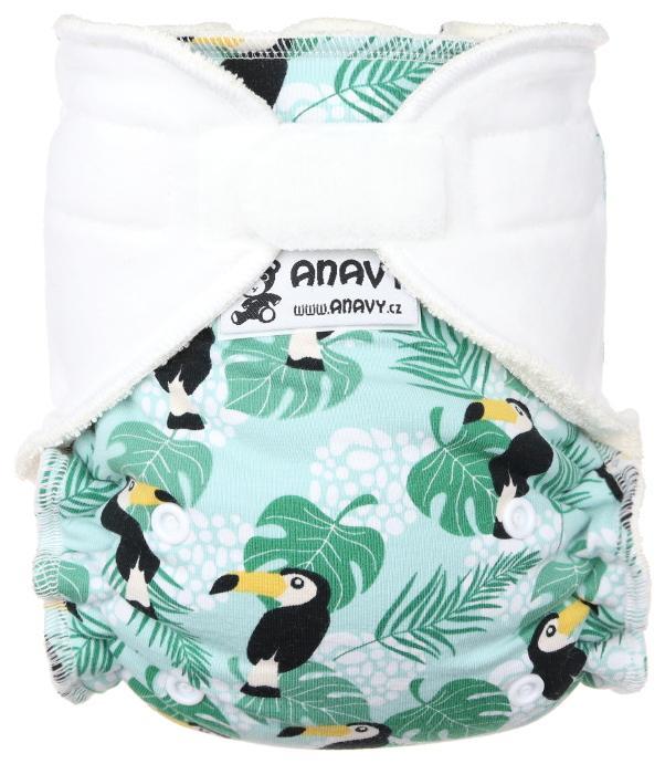 CLEARANCE Anavy Onesize Fitted Nappy - Hook & Loop