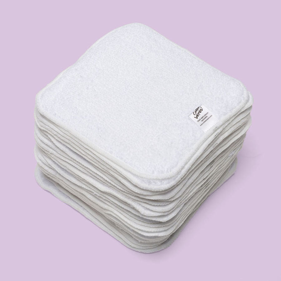 Cheeky Wipes Organic Cotton White